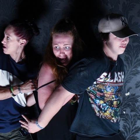 a couple of people that are looking at the camera