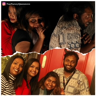 a group of people posing for a photo