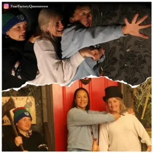 a group of people posing for the camera