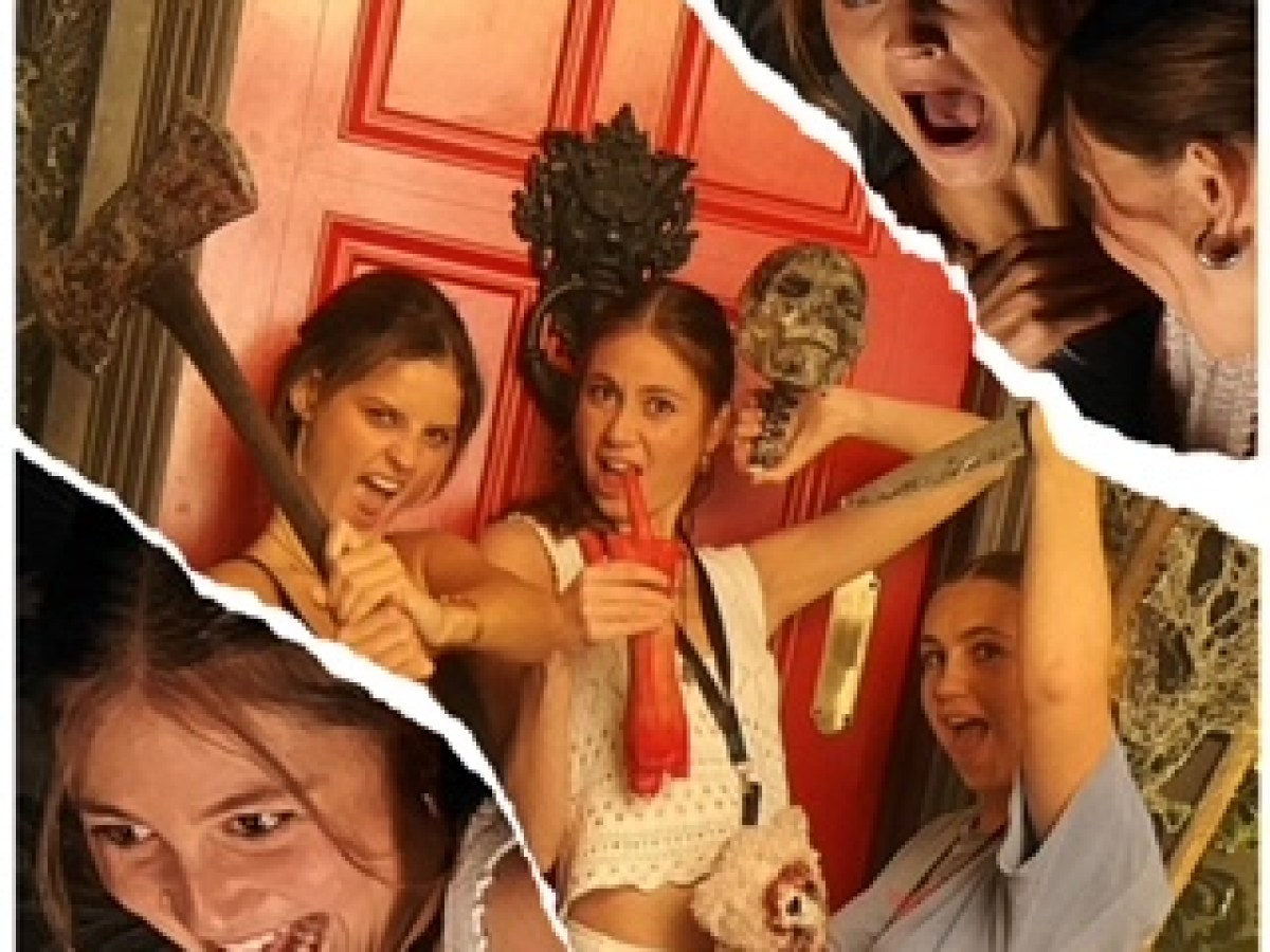 a group of people posing for the camera