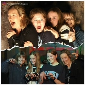 a group of people posing for a photo